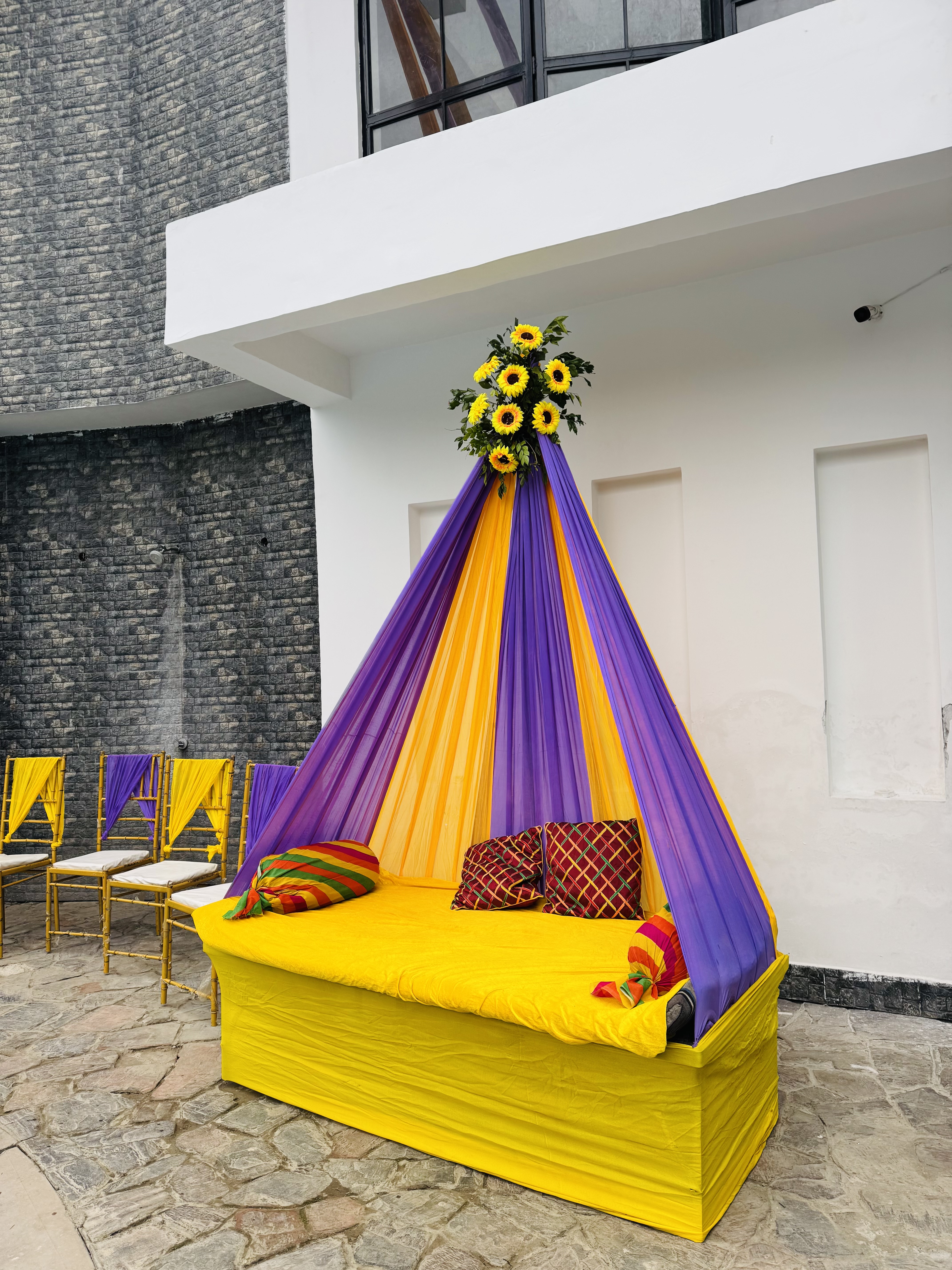 Haldi wedding photo at Corbett Wild Resort
